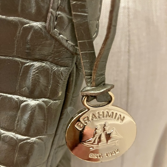 BRAHMIN REPTILE JODY PYRITE BAG - Picture 5 of 7